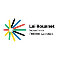Logo da Lei Rouanet, composto por linhas coloridas que formam um círculo.